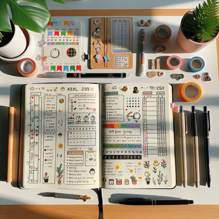 bullet journal basics for productivity