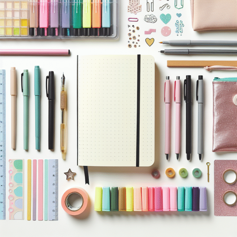 must-have bullet journal supplies