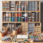 bullet journal storage ideas for supplies