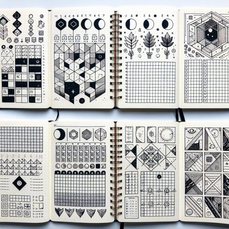 Unique Habit Tracker Layouts for Your Bullet Journal