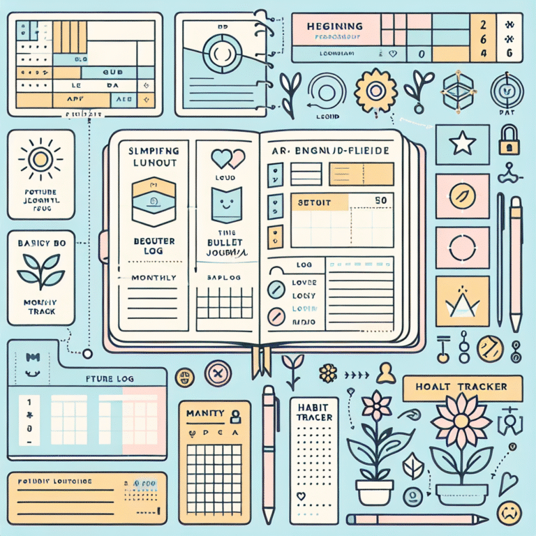 bullet journal setup ideas for beginners
