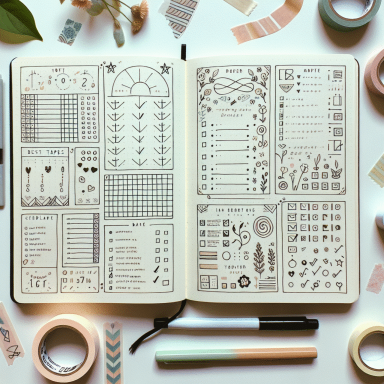 first bullet journal layout ideas